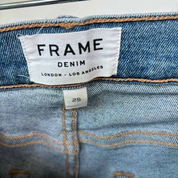 Frame Denim le Skinny de Jeanne Jeans Size 25 - Picture 4 of 7